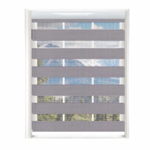 ADJUSTABLE CLOSING ANGLE ZEBRA BLINDS