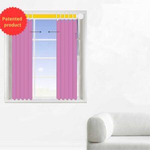 ECONOMICAL CORD -CONTROL METAL / WOOD CURTAIN POLESET