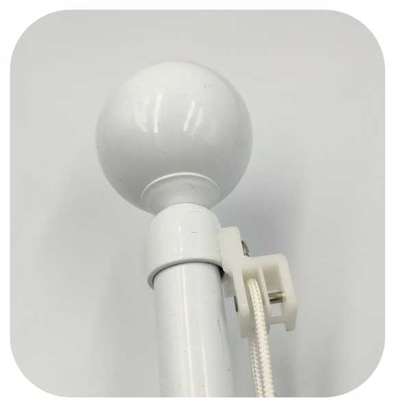 ECONOMICAL CORD -CONTROL METAL / WOOD CURTAIN POLESET - Image 3
