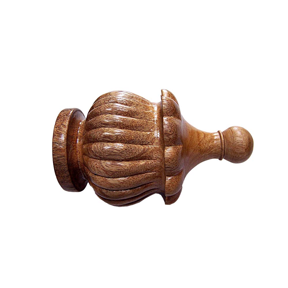 Handcrafted Carved Wooden Finials - Image 6