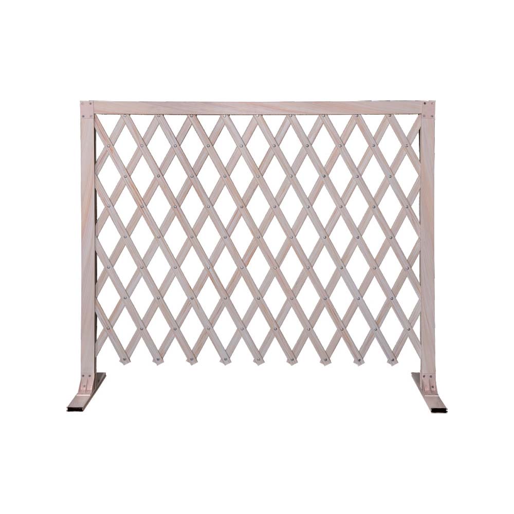 Lattice Fence with Feet