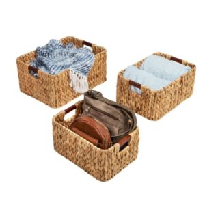 3 Pieces Of Water Hyacinth Basket