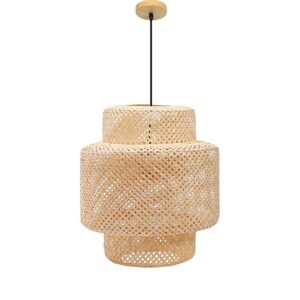 Handcrafted Natural Bamboo Lampshade