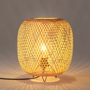 Handcrafted Natural Bamboo Lampshade