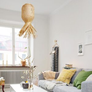 Handcrafted Natural Bamboo Lampshade