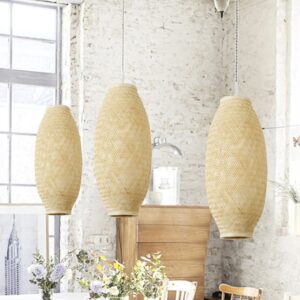 Handcrafted Natural Bamboo Lampshade