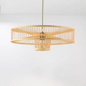 Handcrafted Natural Bamboo Lampshade