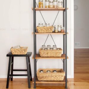 Set Of 4 Woven Water Hyacinth Baskets